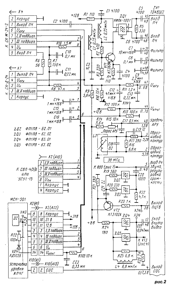 принципиальная схема модуля МРКЦ